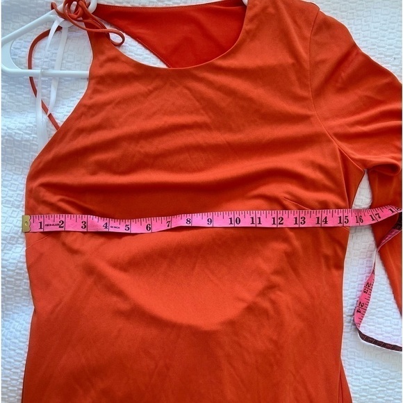 HALSTON Kayleigh Jersey One Shoulder Minidress - Picture 11 of 16